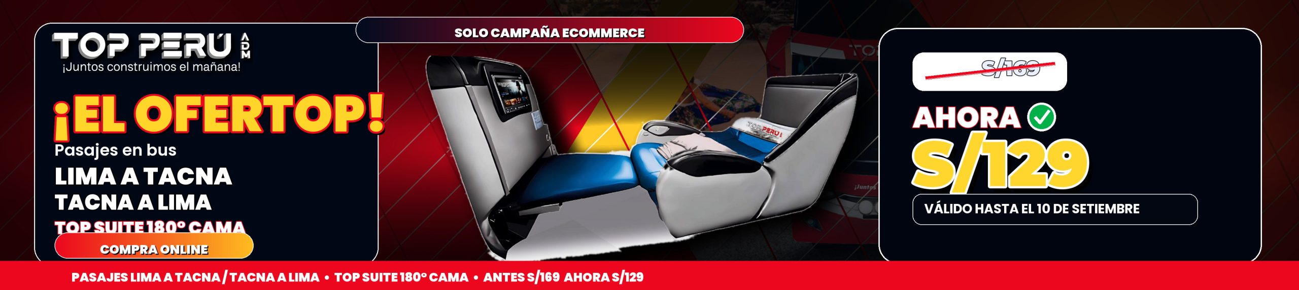 EL OFERTOP Top Suite 180 Lima Tacna Tablet